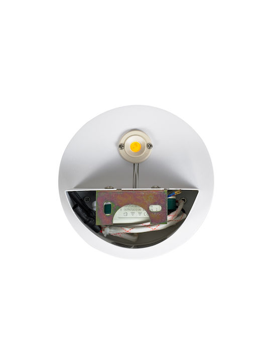 GloboStar Redondo Wall-Mounted Outdoor Ceiling Light LED IP65 10W with Warm White Light