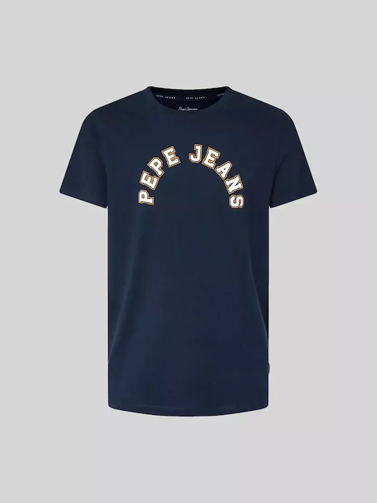 Pepe Jeans Ανδρικό T-shirt Κοντομάνικο Μπλε