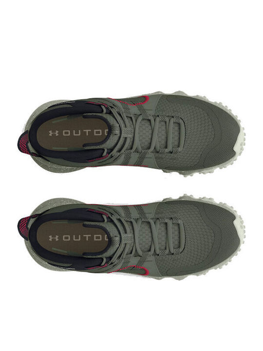 Under Armour Charged Maven Trek Ανδρικά Ορειβατικά Μποτάκια Αδιάβροχα Πράσινα