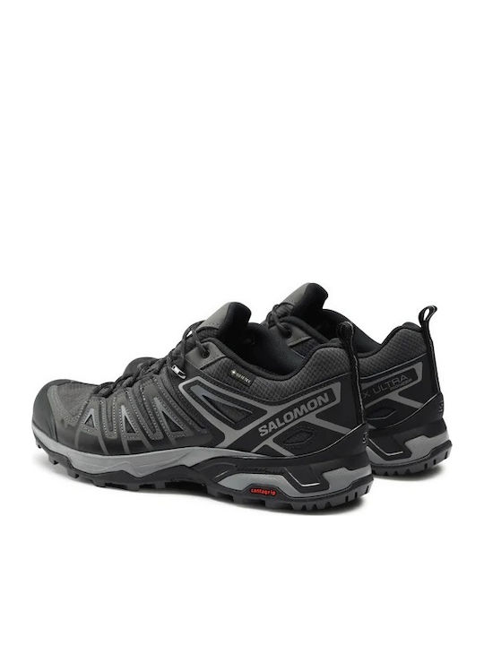 Salomon X Ultra Pioneer GTX Men's Waterproof Hiking Shoes With Gore-Tex Membrane Gray