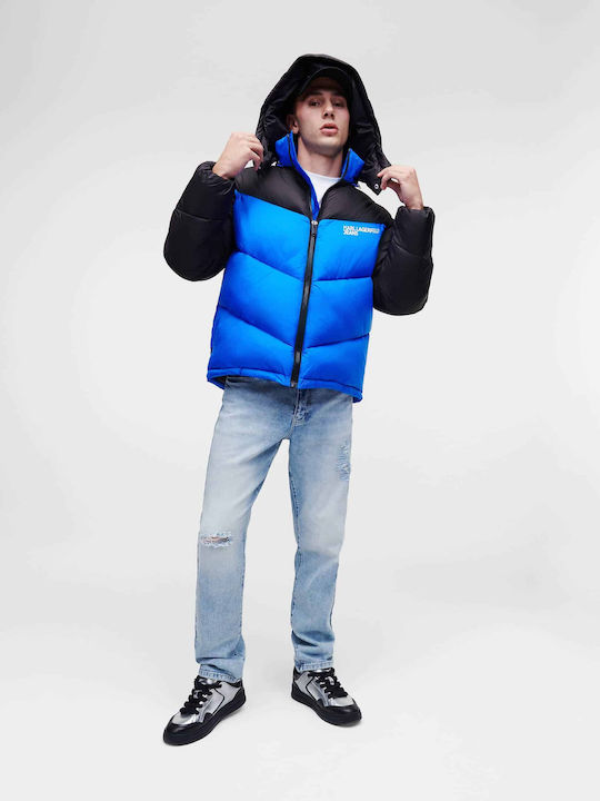 Winter Jacket Puffer Blue