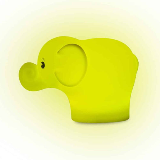 Ango Lămpi De Veghe Pentru Copii Led Elephant La Rețea Alb