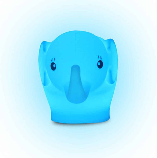 Ango Lămpi De Veghe Pentru Copii Led Elephant La Rețea Alb