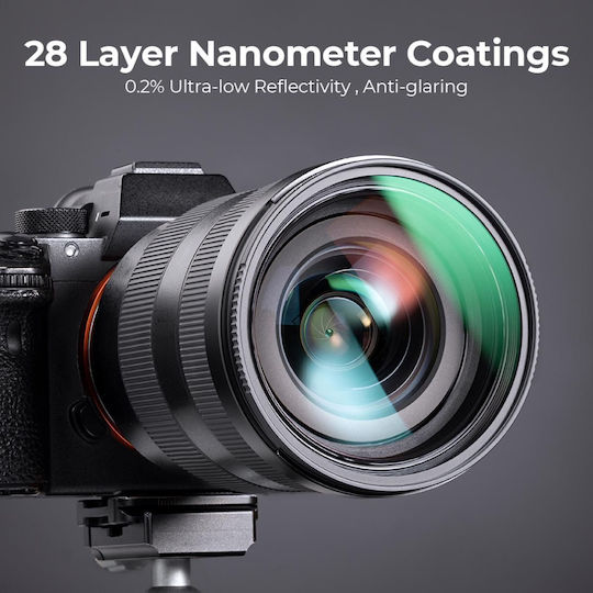 K&F Concept Nano-x Lens Filter UV HD Diameter 72mm with MC Coating Multi-Coated for Camera Lenses