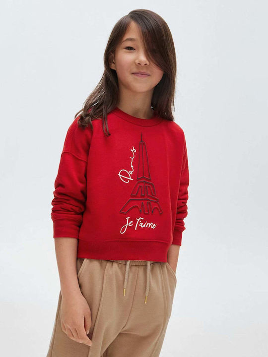 Mayoral Kids Long-sleeved Winter Top Red