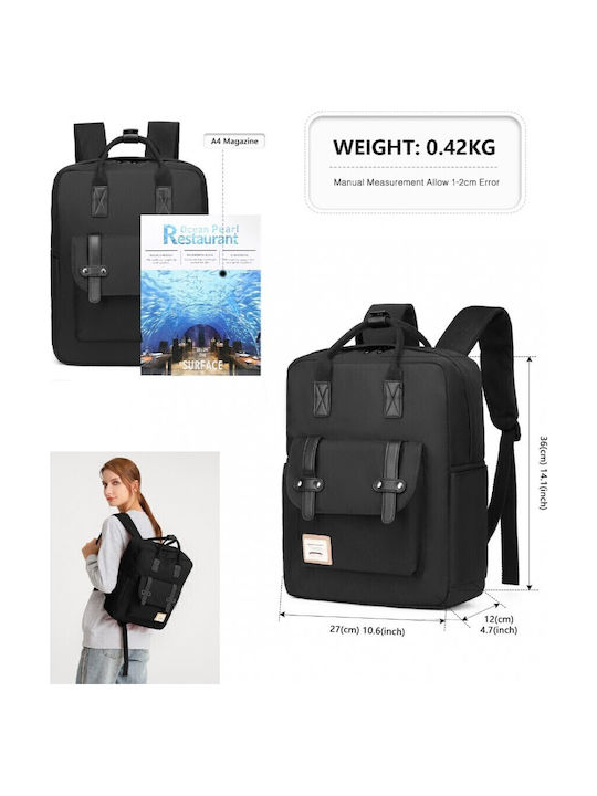 Kono Backpack Waterproof Black