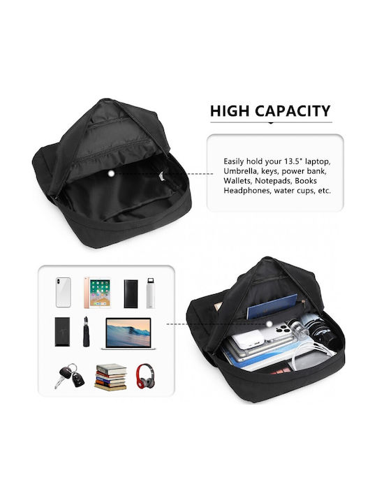Kono Backpack Waterproof Black