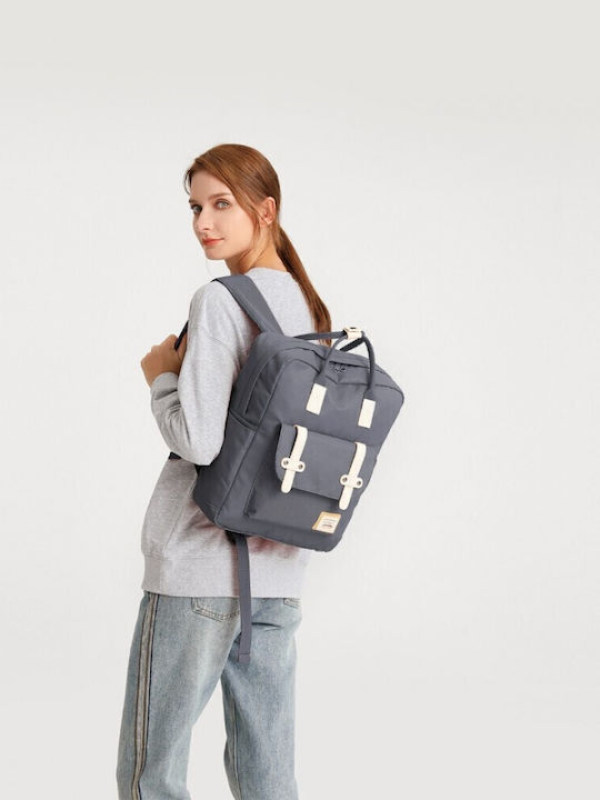 Kono Backpack Αδιάβροχο Γκρι