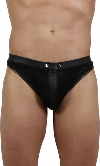 Soiemio Ανδρικό Sexy String Μαύρο