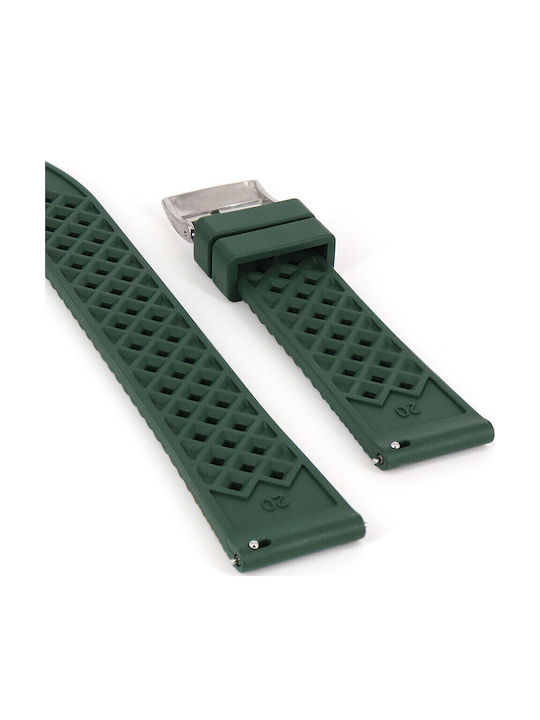 VStraps Καουτσούκ Λουράκι Πράσινο 22mm