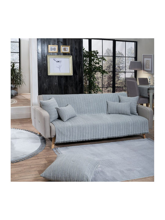 Teoran Jersey Ριχτάρι Πολυθρόνας Chenille 180x150εκ. 11 52014466