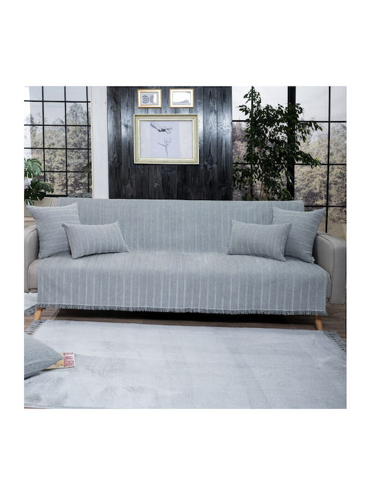 Teoran Jersey Ριχτάρι Πολυθρόνας Chenille 180x150εκ. 11 52014466