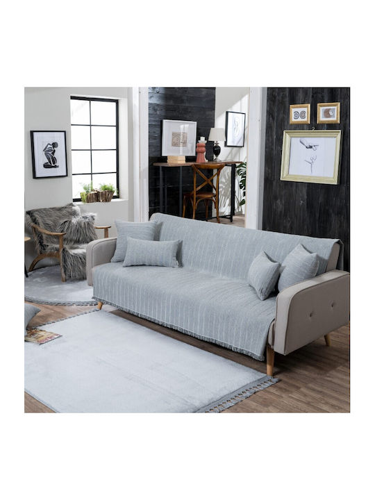 Teoran Jersey Ριχτάρι Πολυθρόνας Chenille 180x150εκ. 11 52014466