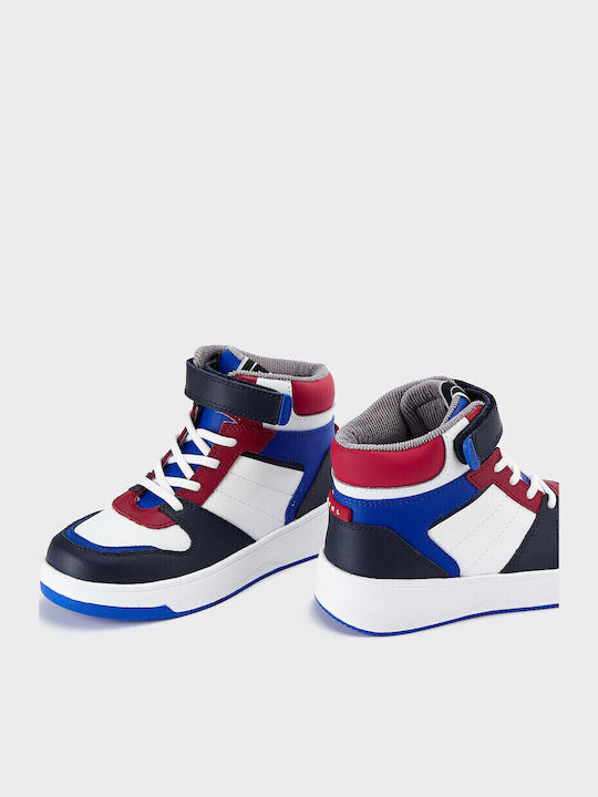 Παιδικά Sneakers High με Σκρατς Πολύχρωμα