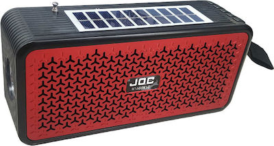 Η-688MIC Mini Radio Solar with Bluetooth and USB Red