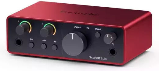 Focusrite Scarlett Solo 4th Gen | Skroutz Romania