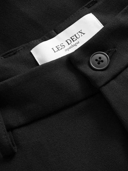 Les Deux Como Men's Trousers Suit Elastic Black