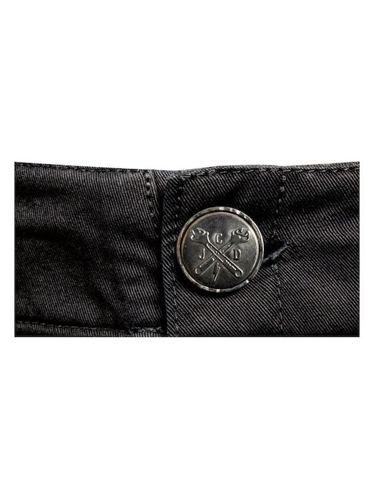 John Doe Men's Riding Pants Cotton 4 Seasons Waterproof Black