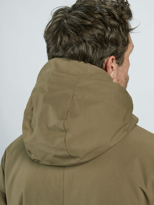 Winter Jacke Khaki