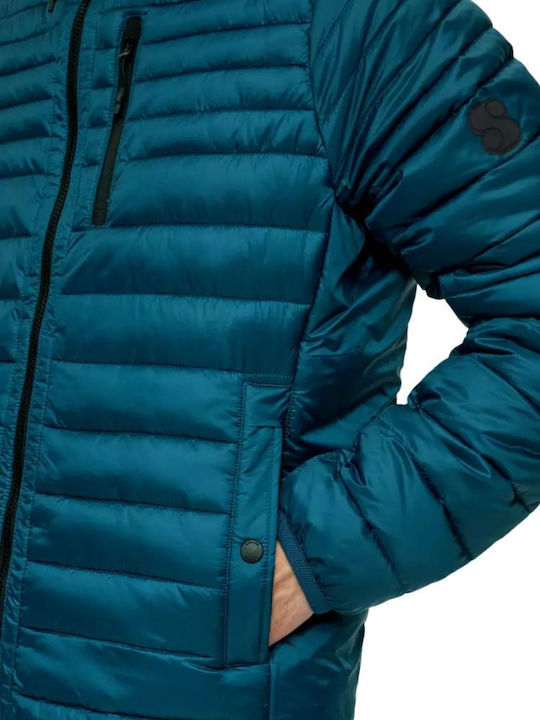 Winter Jacke Puffer Blau