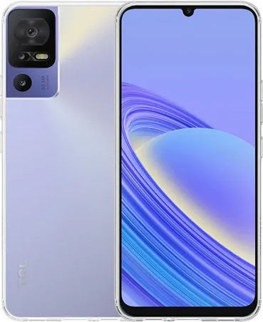 Vivid Set Back Cover Σιλικόνης / Tempered Glass Σετ με Τζαμάκι Διάφανο (TCL 40 SE)