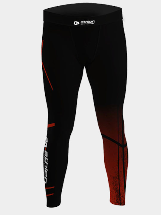 Athlon Long Men Martial Arts Leggings Black