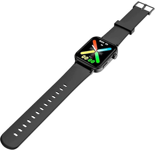 BlackView W10 Smartwatch με Παλμογράφο (Μαύρο)
