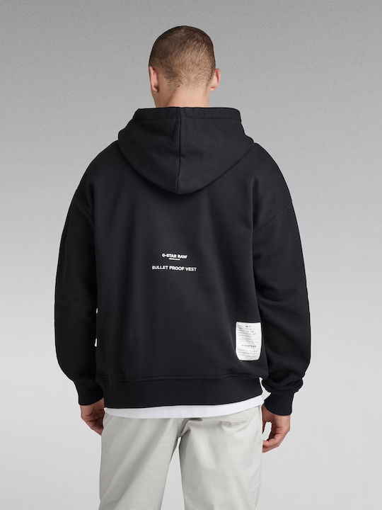 Archive Sweatshirt mit Kapuze Schwarz