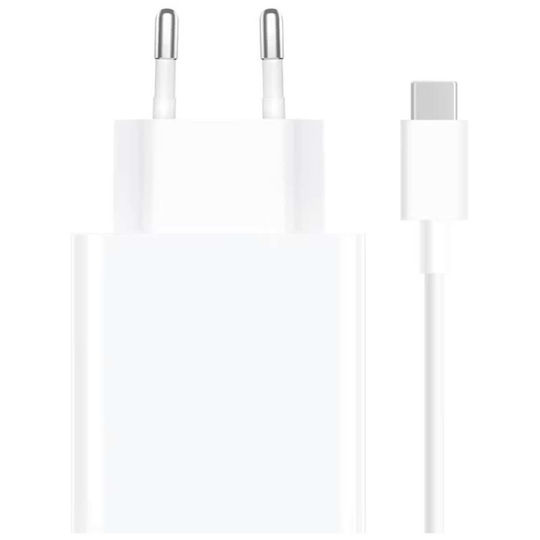 Xiaomi Φορτιστής με Θύρα USB-A και Καλώδιο USB-C 67W Λευκός (BHR6035EU)