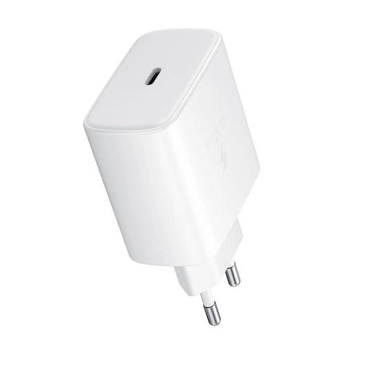 Samsung Charger Without Cable with USB-C Port 45W Whites (EP-TA845 Bulk)