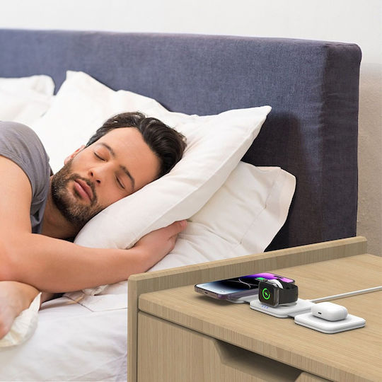 Tech-Protect Ασύρματος Φορτιστής (Qi Pad) Λευκός (QI15W-A24)
