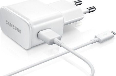Samsung Φορτιστής με Θύρα USB-A και Καλώδιο micro USB 10W Λευκός (ETA-U90EW & ECB-DU4AWE)