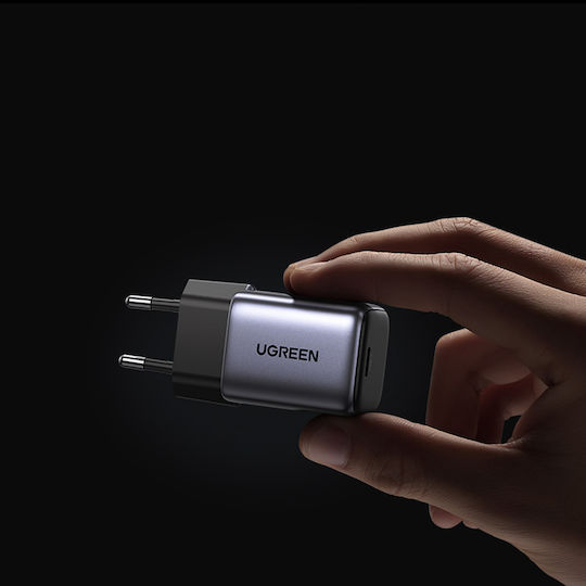 Ugreen Charger Without Cable GaN with USB-C Port 30W Power Delivery Space Gray (Nexode)