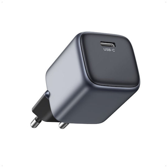 Ugreen Charger Without Cable GaN with USB-C Port 20W Power Delivery / Quick Charge 4.0 Gray (CD318)