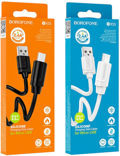 Borofone Regulär USB 2.0 auf Micro-USB-Kabel 1m 1Stück