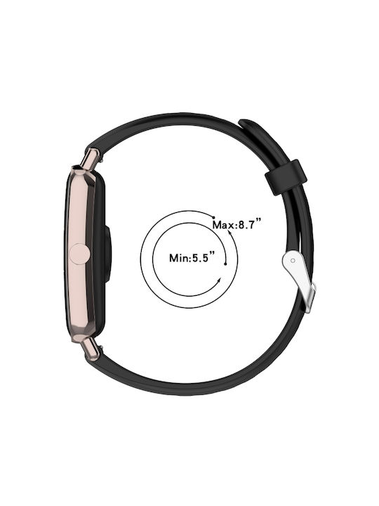 Armband Silikon Schwarz (Huawei Watch Fit Mini) EDA003653701D
