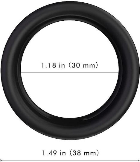 La Lolita Amsterdam Cock Ring Schwanz Schwarz