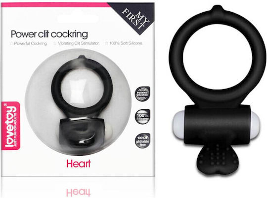 Lovetoy Vibrant Inel Cock Silicon Negru
