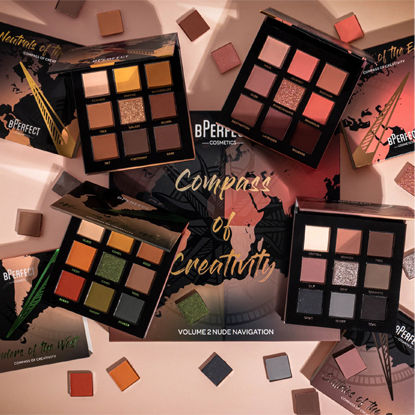 BPerfect Cosmetics Compass Creativity Παλέτα με Σκιές Ματιών Matte σε Στερεή Μορφή Sultries Of The South 110gr