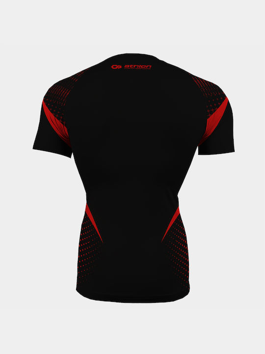 Athlon Short Sleeve Shirt 125K-1853 for Jiu-Jitsu Red