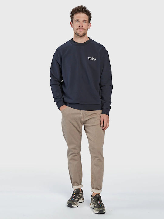 Men's Elastic Jeans Pants with Relaxed Tapered Fit Denim