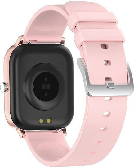 T99 Pro Smartwatch με Παλμογράφο (Ροζ)
