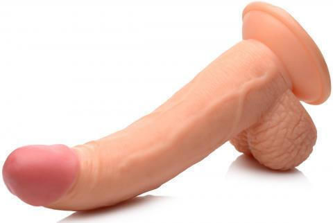 XR Ρεαλιστικό Dildo με Όρχεις και Βεντούζα Flesh 19cm