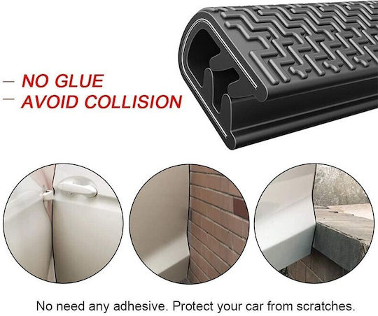Autoline Car Door Protector 4.15m x 4.15m 1 Piece Black