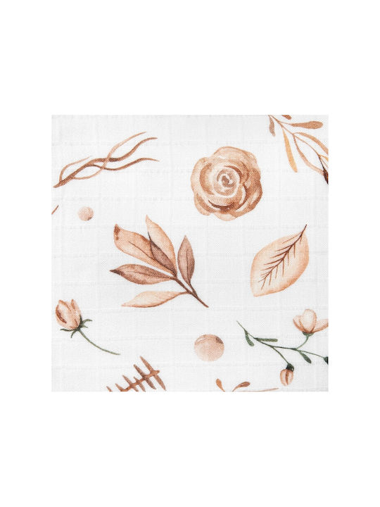 Bocioland Cotton Swaddle Wrap Multicolour 30x30cm.