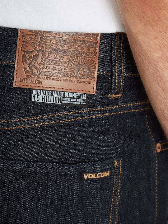 Vorta Men's Jeans Pants With Slim Straight Fit Blue