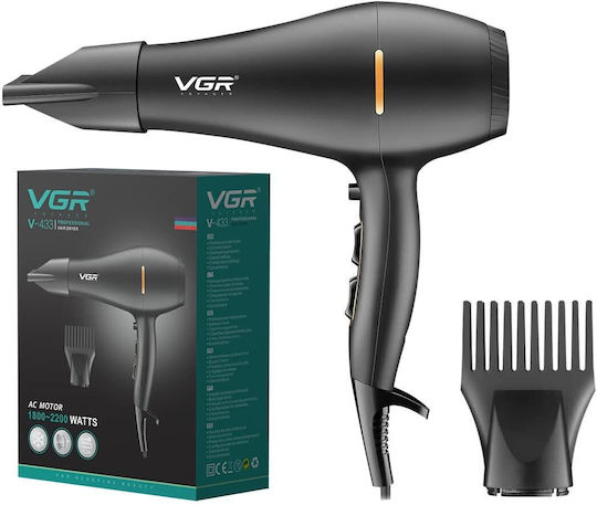 VGR Ionic Professionell Haartrockner 2200W