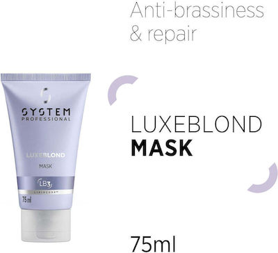 System Professional Luxeblond Hair Mask Color Protection 75ml