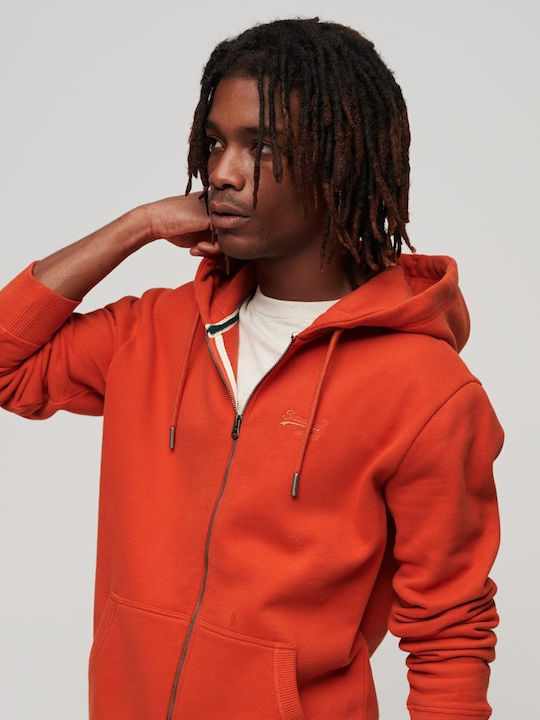 Superdry Sweatshirt mit Kapuze Orange