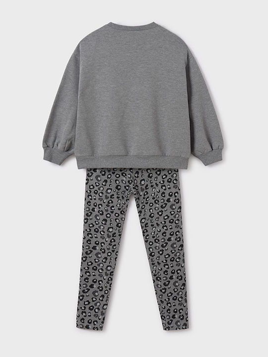 Mayoral Kinder Set mit Leggings Winter 2Stück Gray